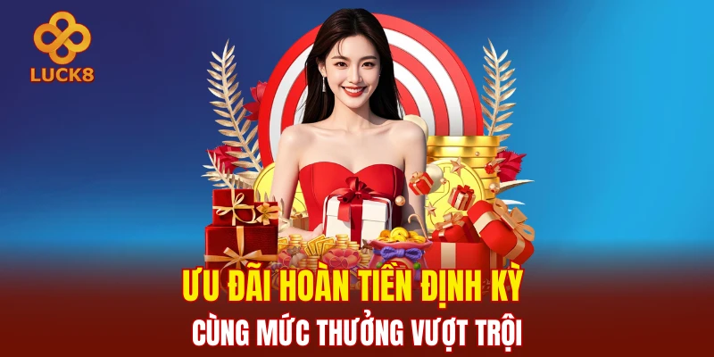 Ưu đãi hoàn tiền định kỳ cùng mức thưởng vượt trội